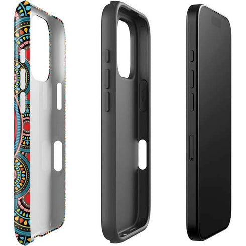 Infinite Circle Colored iPhone 16 Pro Impact Case